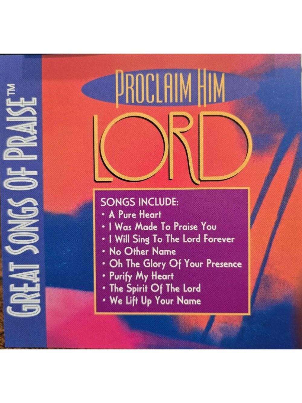 Proclaim Him Lord CD - Great Songs Of Praise - Praise & Worship Music  37975cd